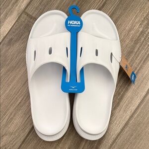 Hoka Ora Recovery Slide 3 in White